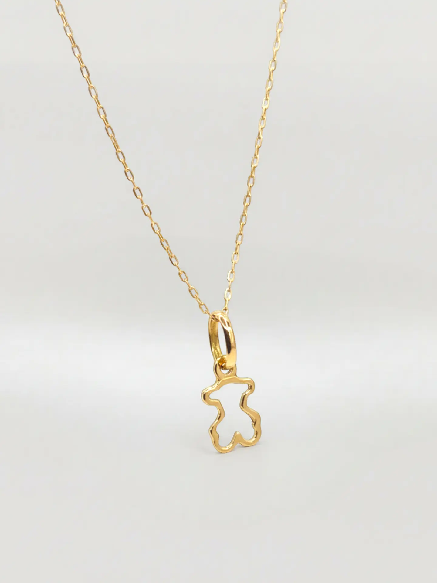 Cadena Ternura con Osito Oro 18k 4