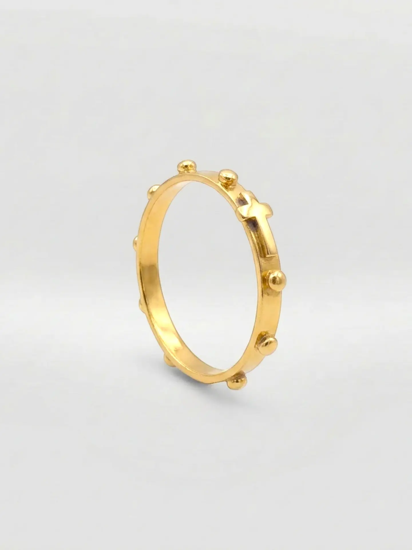 Anillo Denario de Fe Sagrada Oro 18k 4