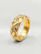 Anillo Trenzado Destello de Circones Oro 18k - Miniatura 4