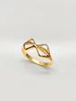 Anillo Estilo Cinta Esencia Oro 18k - Miniatura 2