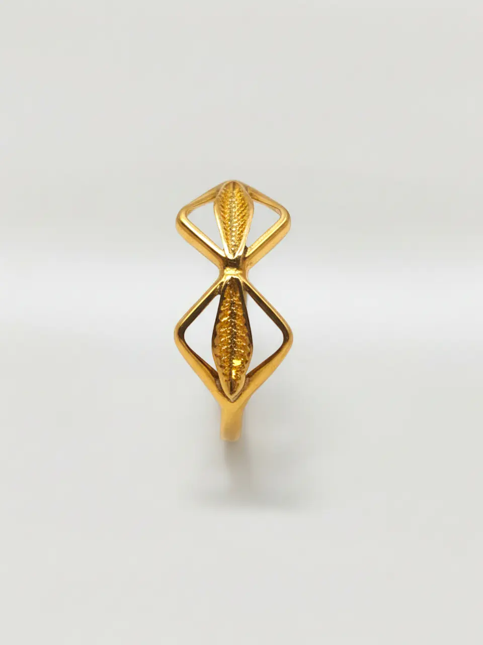 Anillo Estilo Cinta Esencia Oro 18k 3