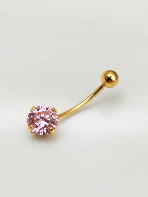 Piercing Rosa de Francia y Esfera Oro 18k