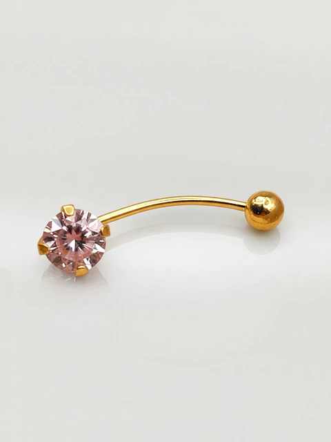 Piercing Rosa de Francia y Esfera Oro 18k