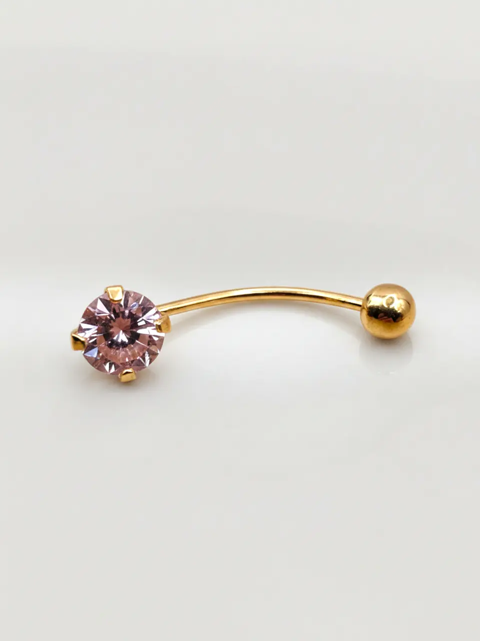 Piercing Rosa de Francia y Esfera Oro 18k 4