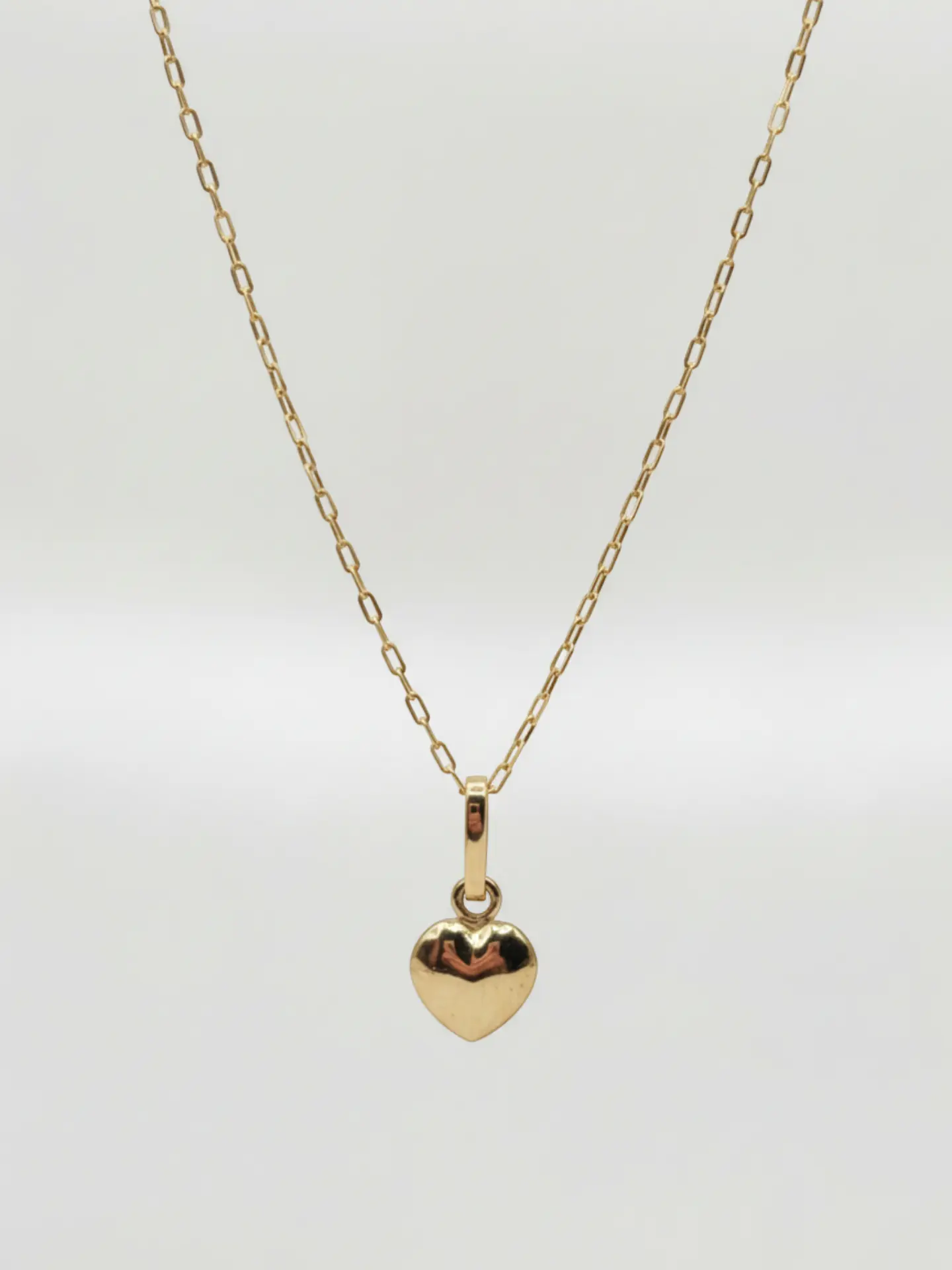 Cadena Corazón de Amor Delicado Oro 18k 2