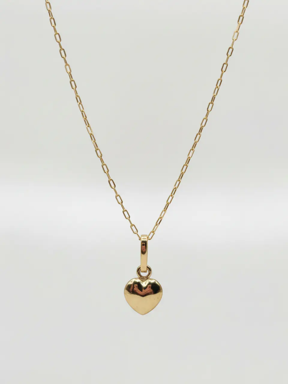 Cadena Corazón de Amor Delicado Oro 18k 2