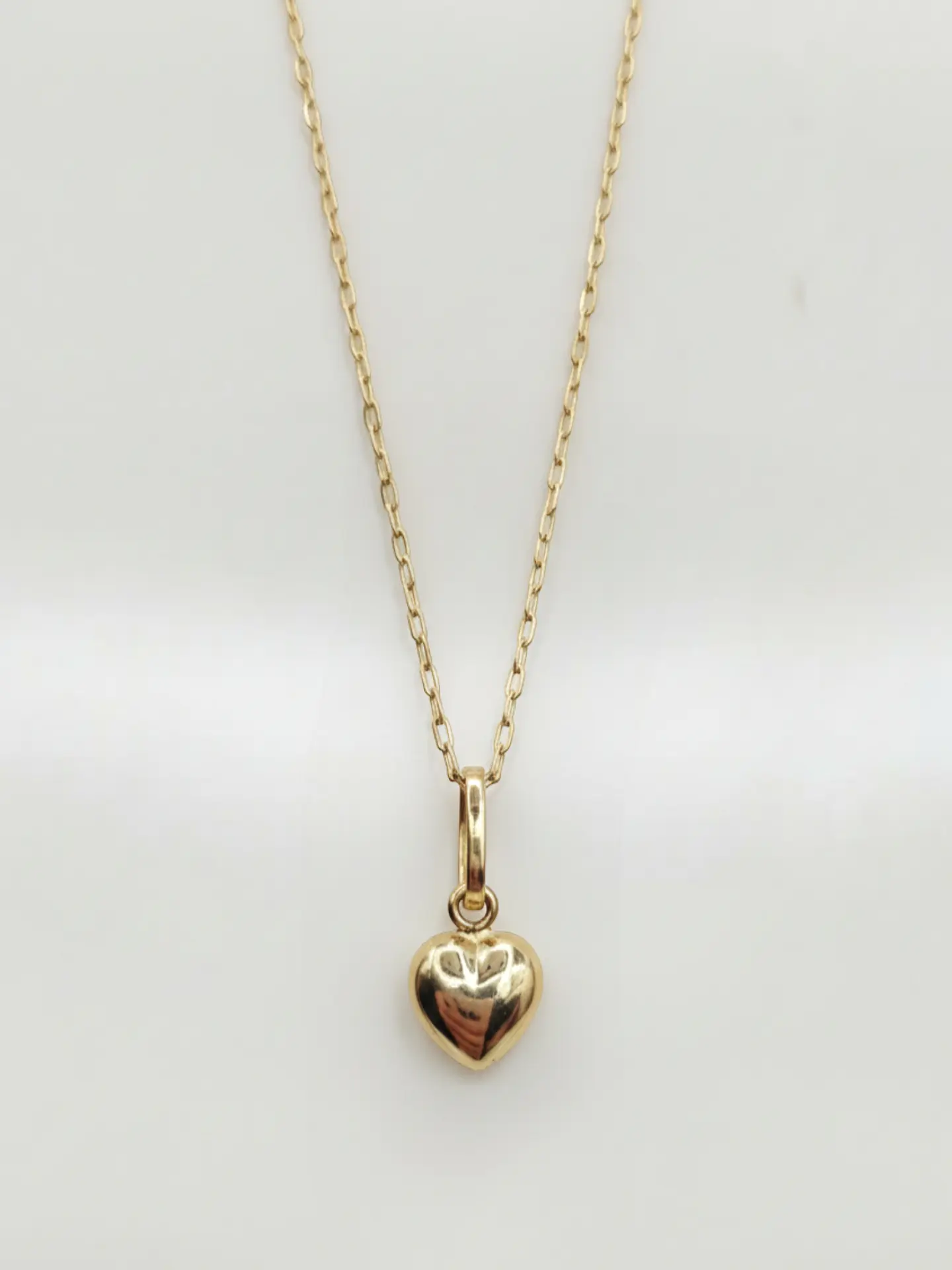 Cadena Corazón de Amor Delicado Oro 18k 3