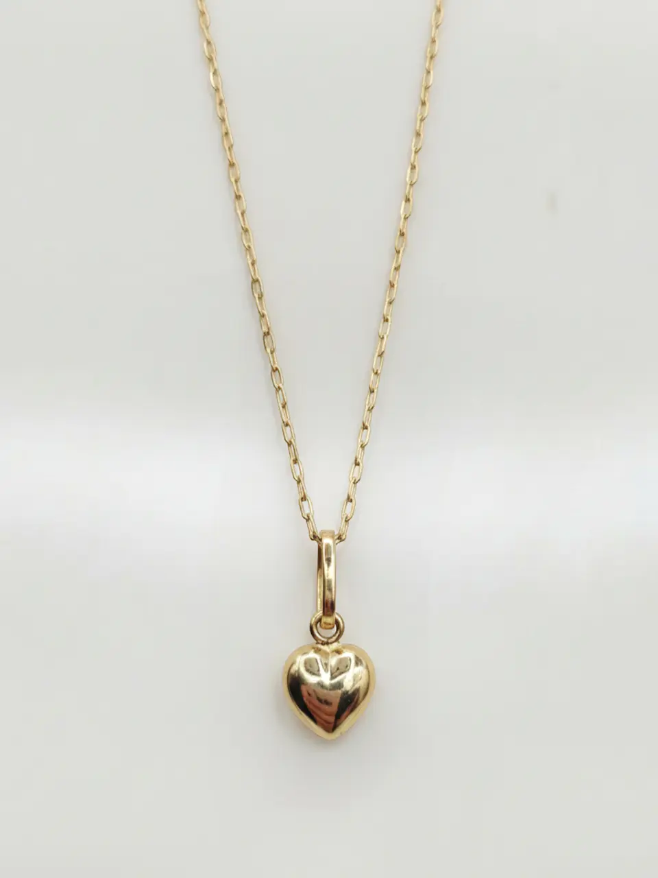 Cadena Corazón de Amor Delicado Oro 18k 3