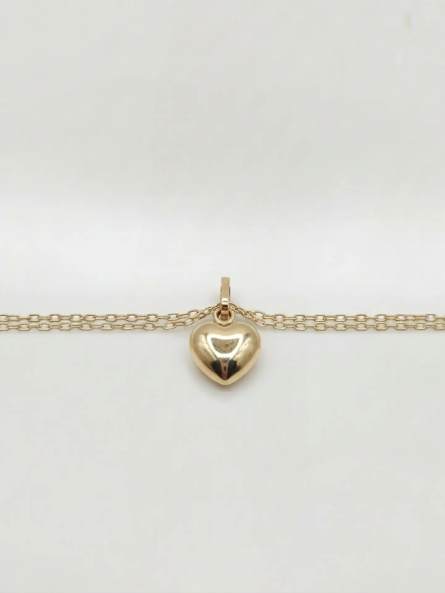 Cadena Corazón de Amor Delicado Oro 18k 4