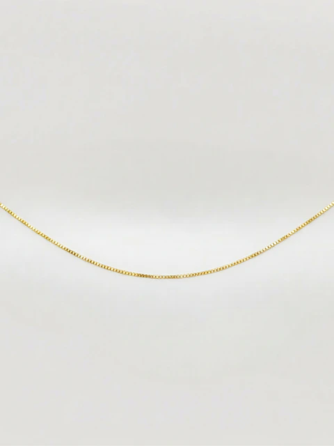 Cadena Veneciana Minimal Italiana Oro 18k