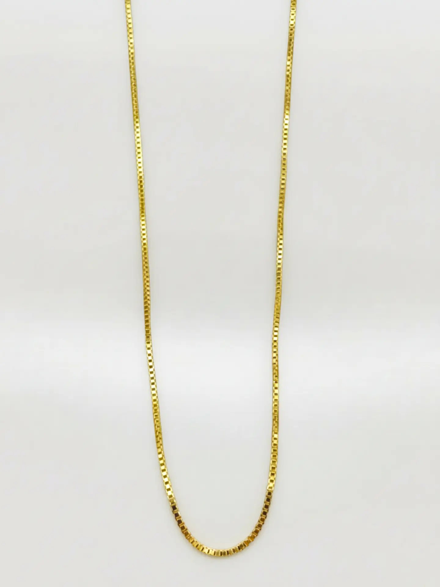 Cadena Veneciana Minimal Italiana Oro 18k 3