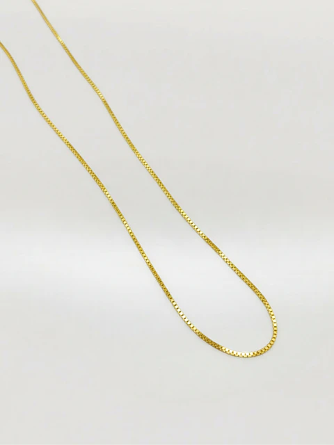 Cadena Veneciana Minimal Italiana Oro 18k