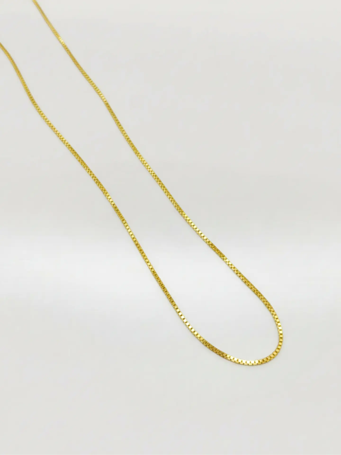 Cadena Veneciana Minimal Italiana Oro 18k 1