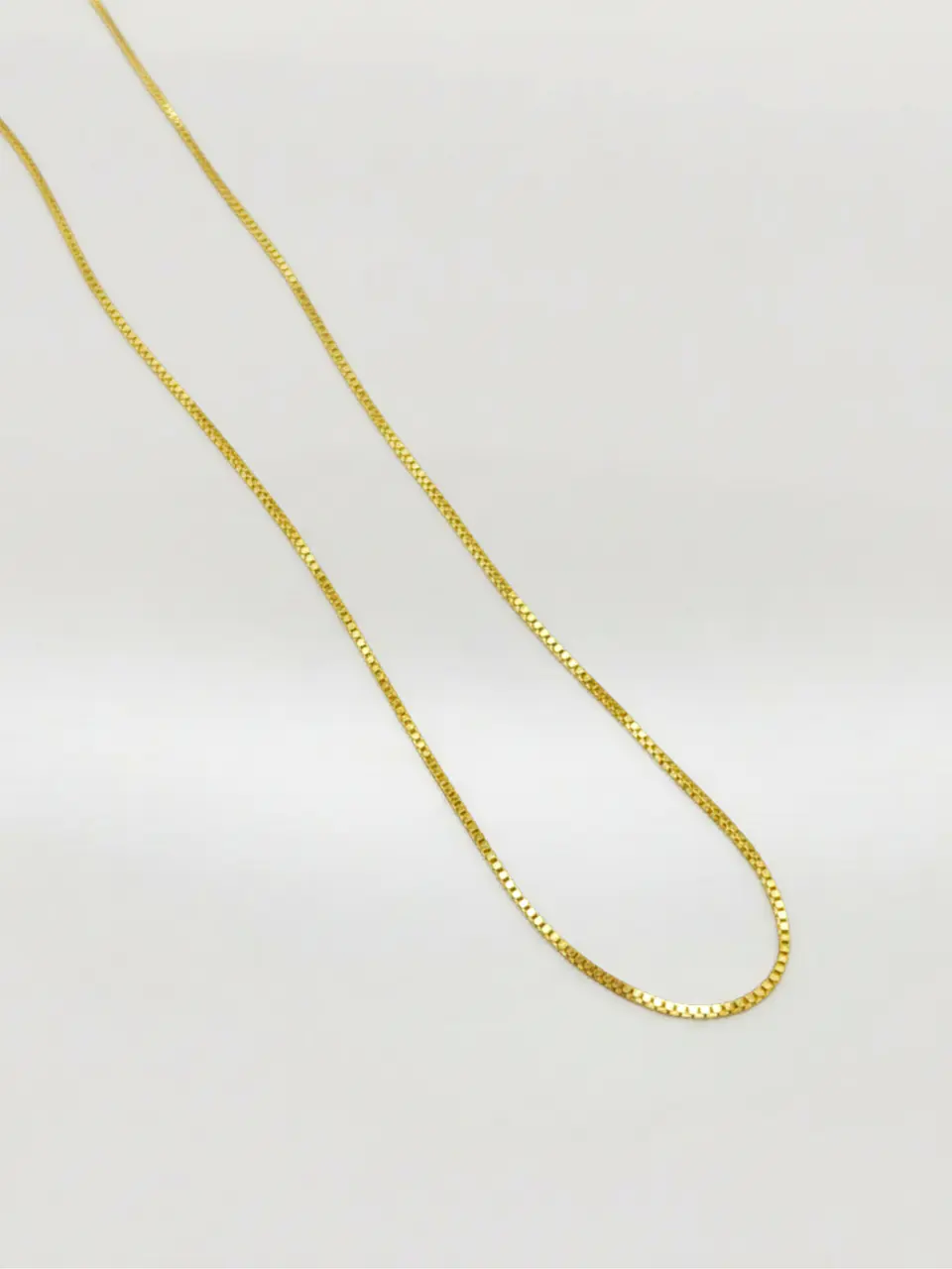 Cadena Veneciana Minimal Italiana Oro 18k 1