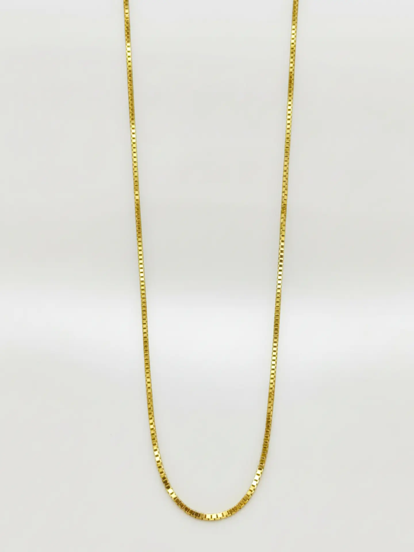 Cadena Veneciana Minimal Italiana Oro 18k 4