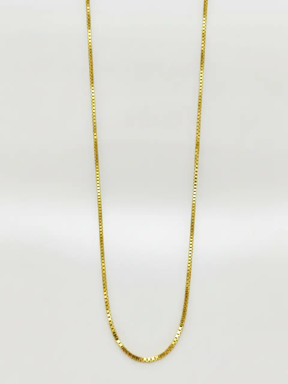 Cadena Veneciana Minimal Italiana Oro 18k 4