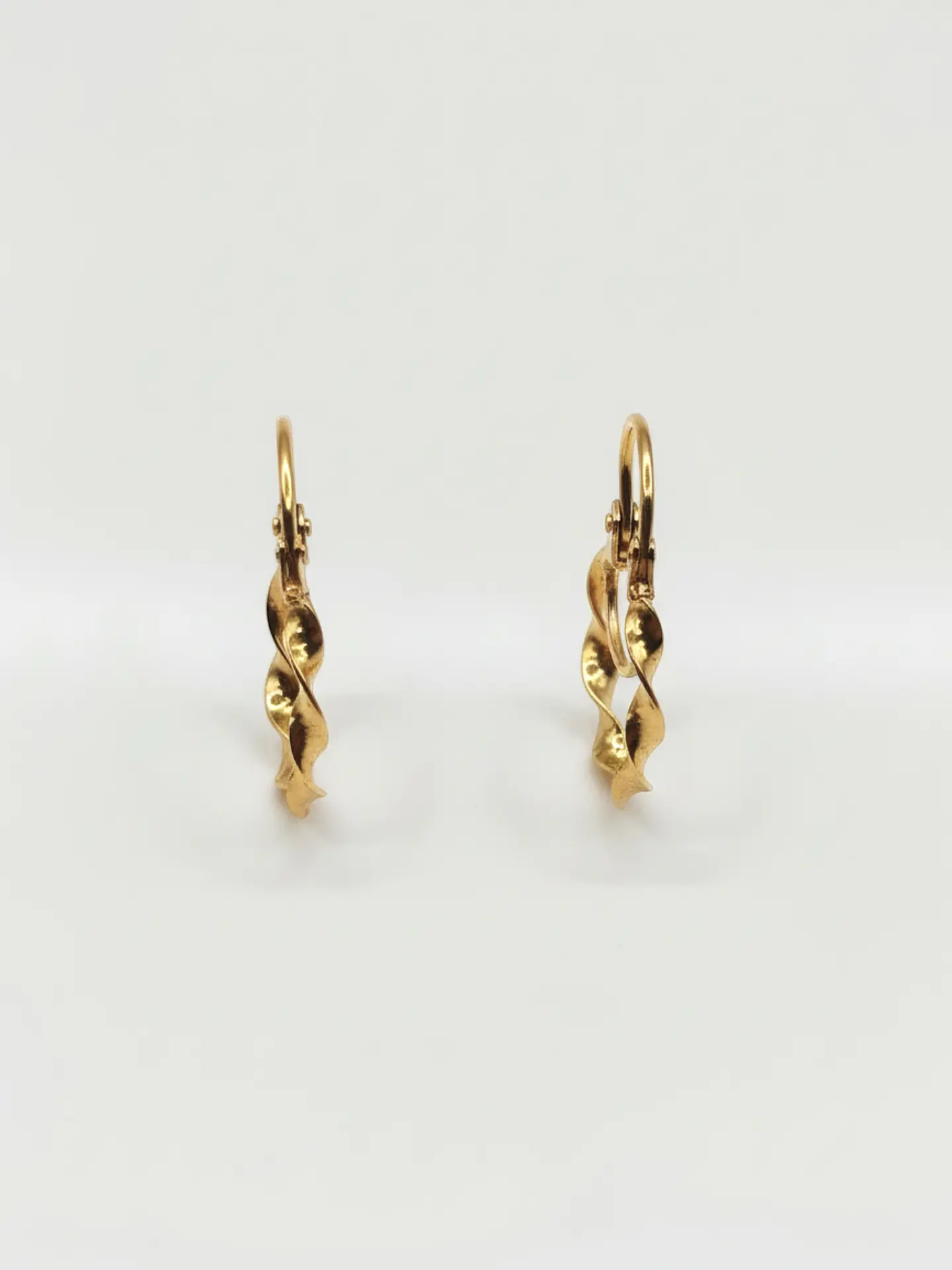 Aros Argolla Espiral de Gala Oro 18k 2