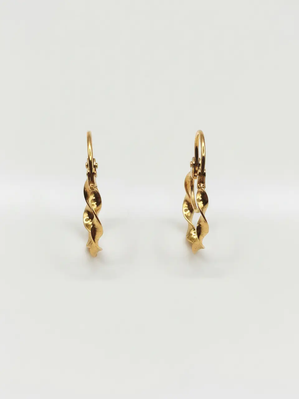 Aros Argolla Espiral de Gala Oro 18k 2