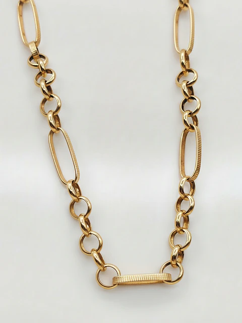 Pulsera Rolo Facetada Distinción Oro 18k
