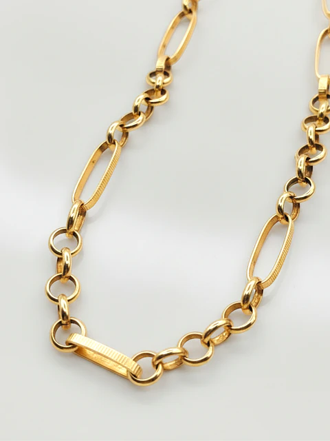 Pulsera Rolo Facetada Distinción Oro 18k