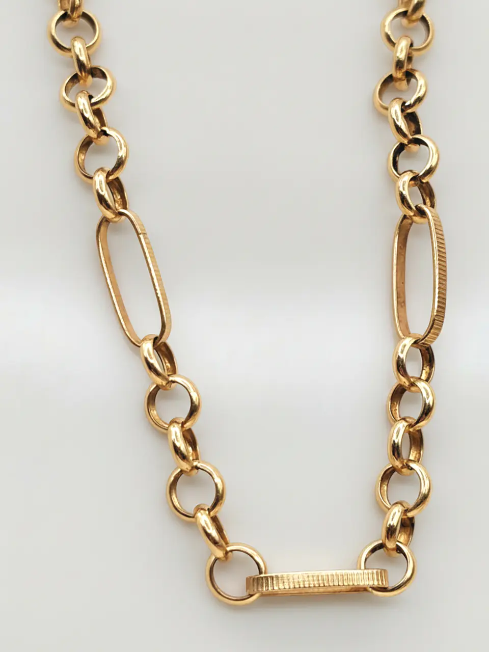 Pulsera Rolo Facetada Distinción Oro 18k 4