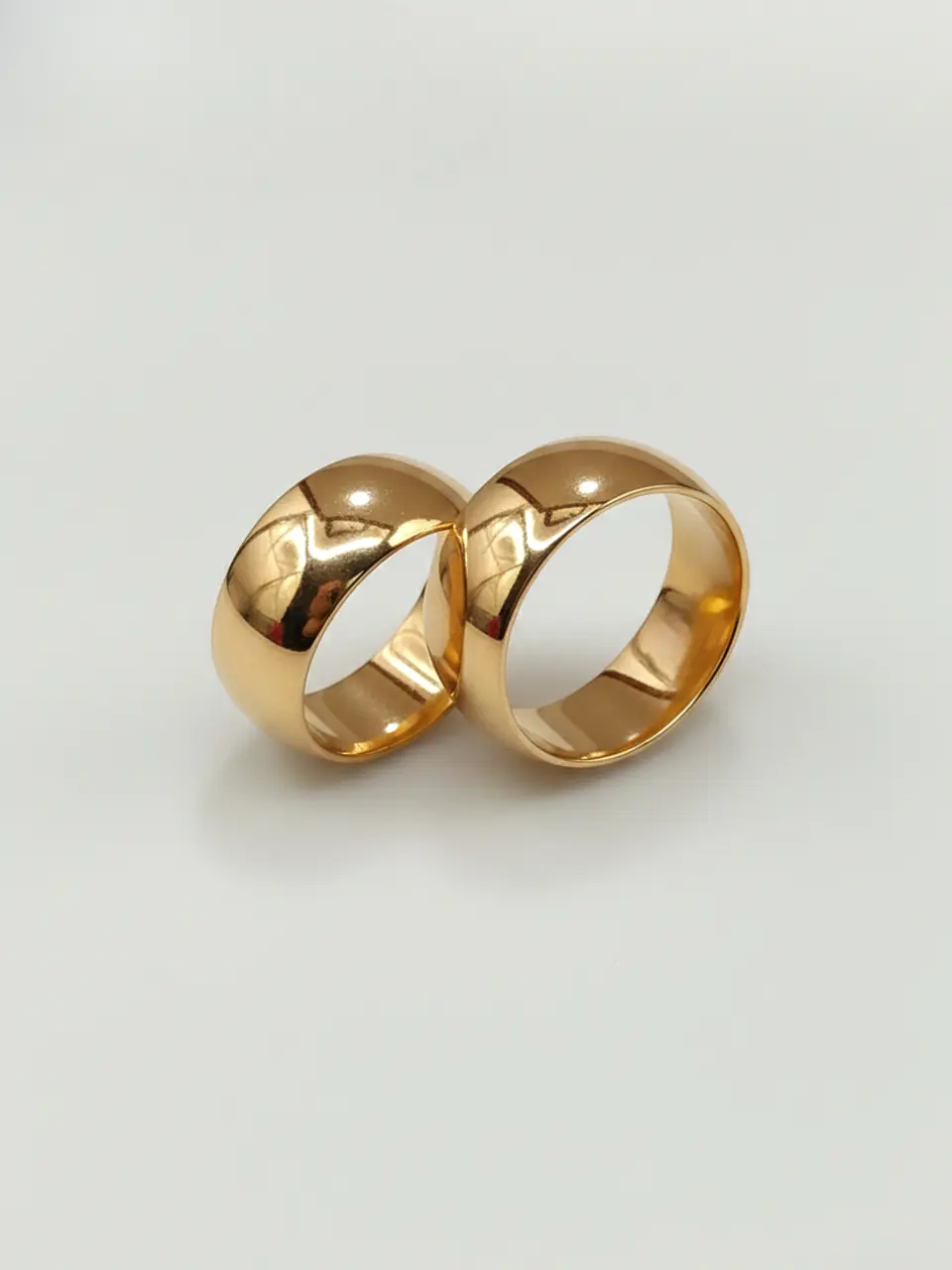 Argollas Tradición Media Caña 8 mm Oro 18k 4