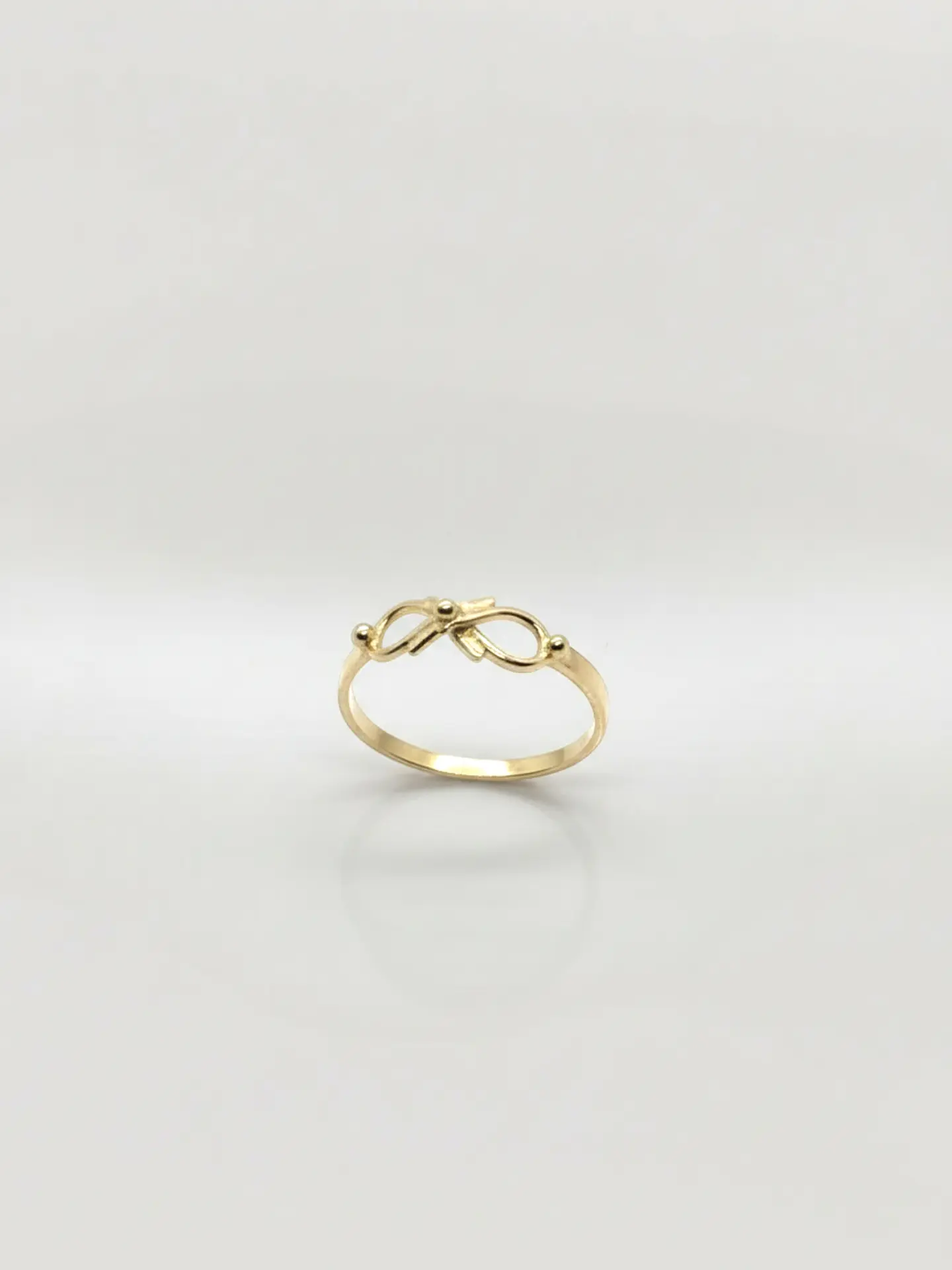 Anillo Infinito Promesa Oro 18k 1