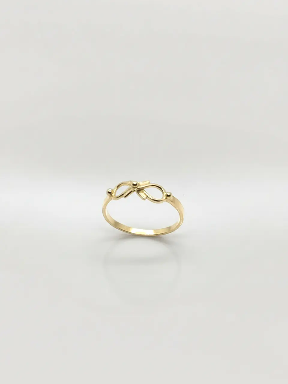 Anillo Infinito Promesa Oro 18k 1