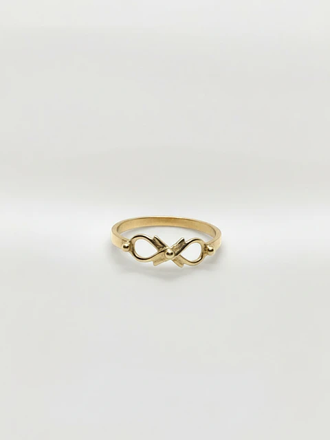 Anillo Infinito Promesa Oro 18k