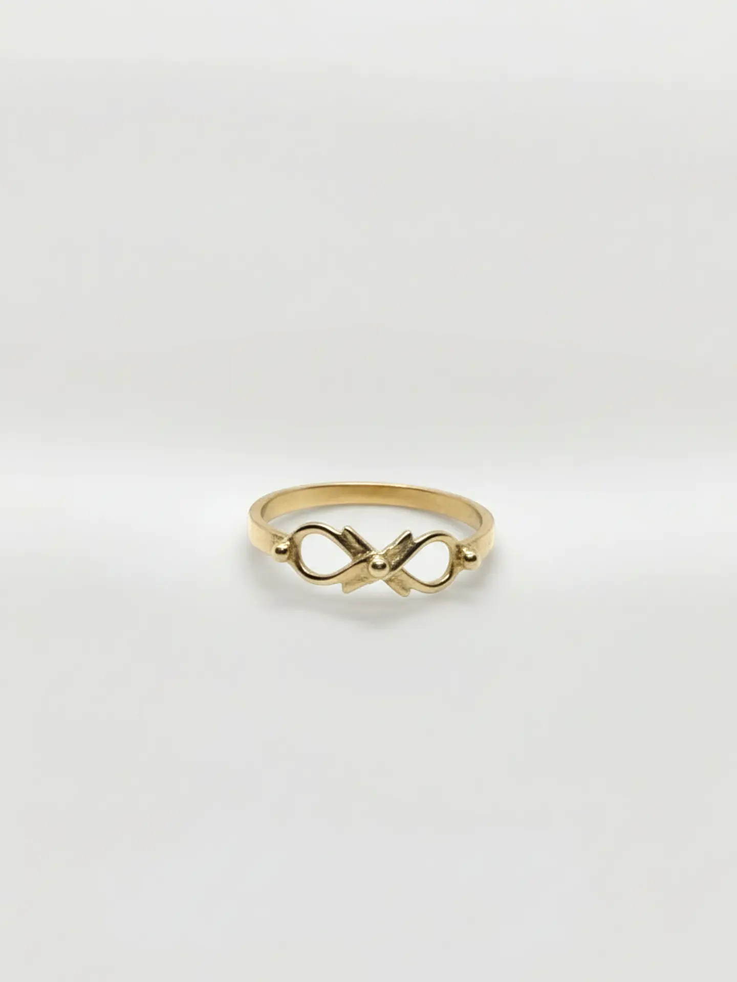 Anillo Infinito Promesa Oro 18k 2