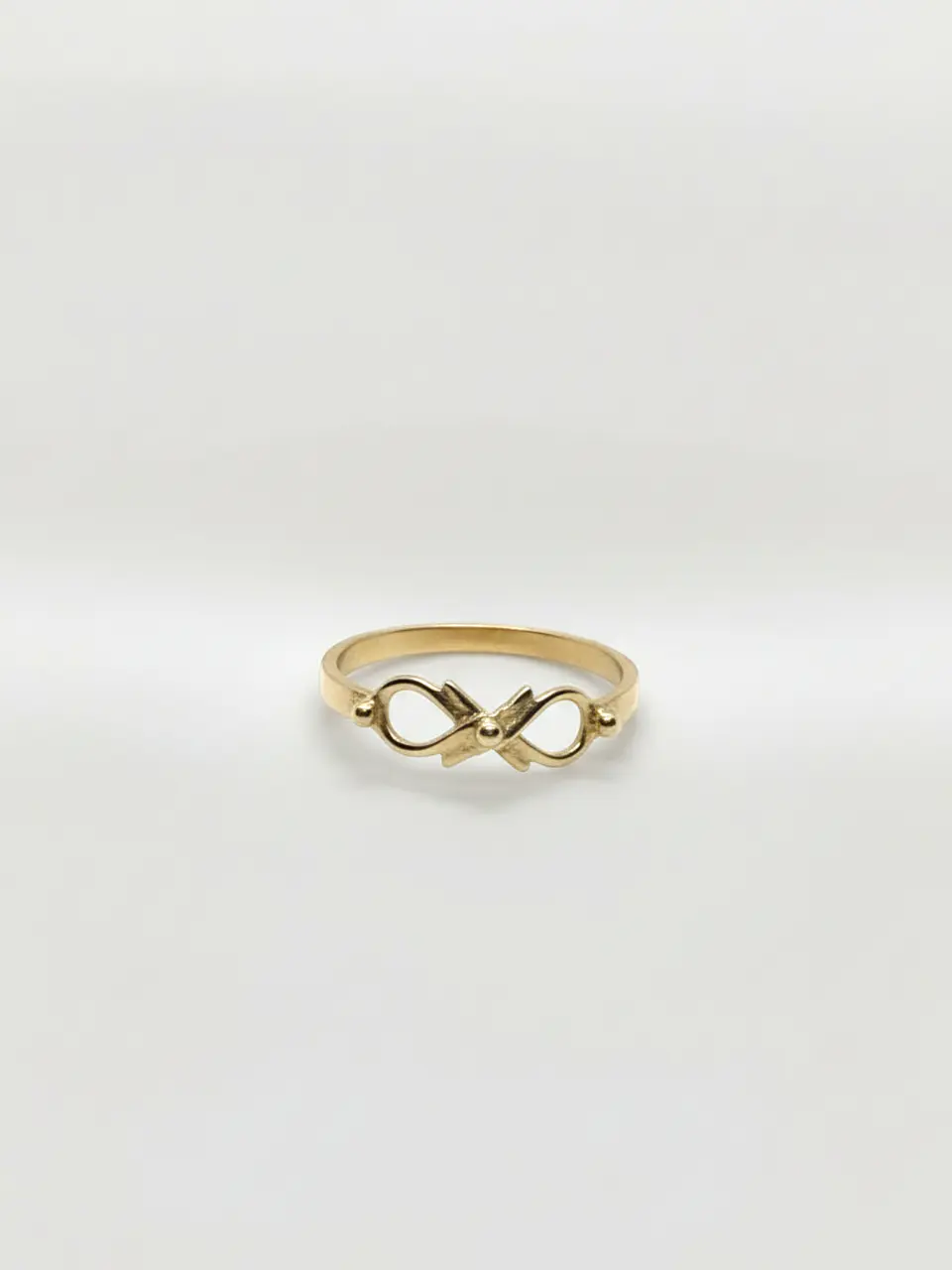 Anillo Infinito Promesa Oro 18k 2
