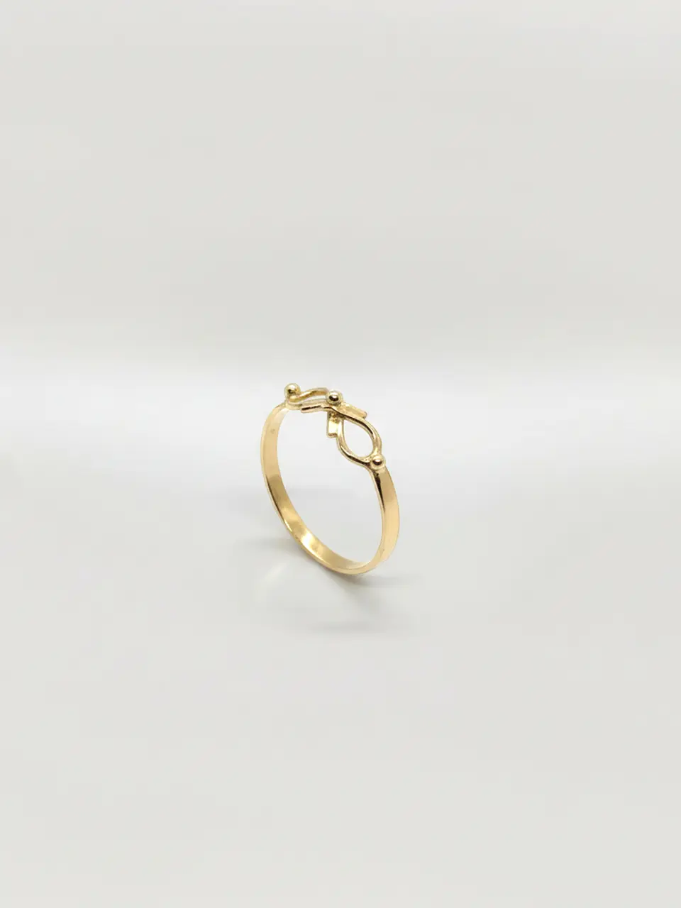 Anillo Infinito Promesa Oro 18k 3