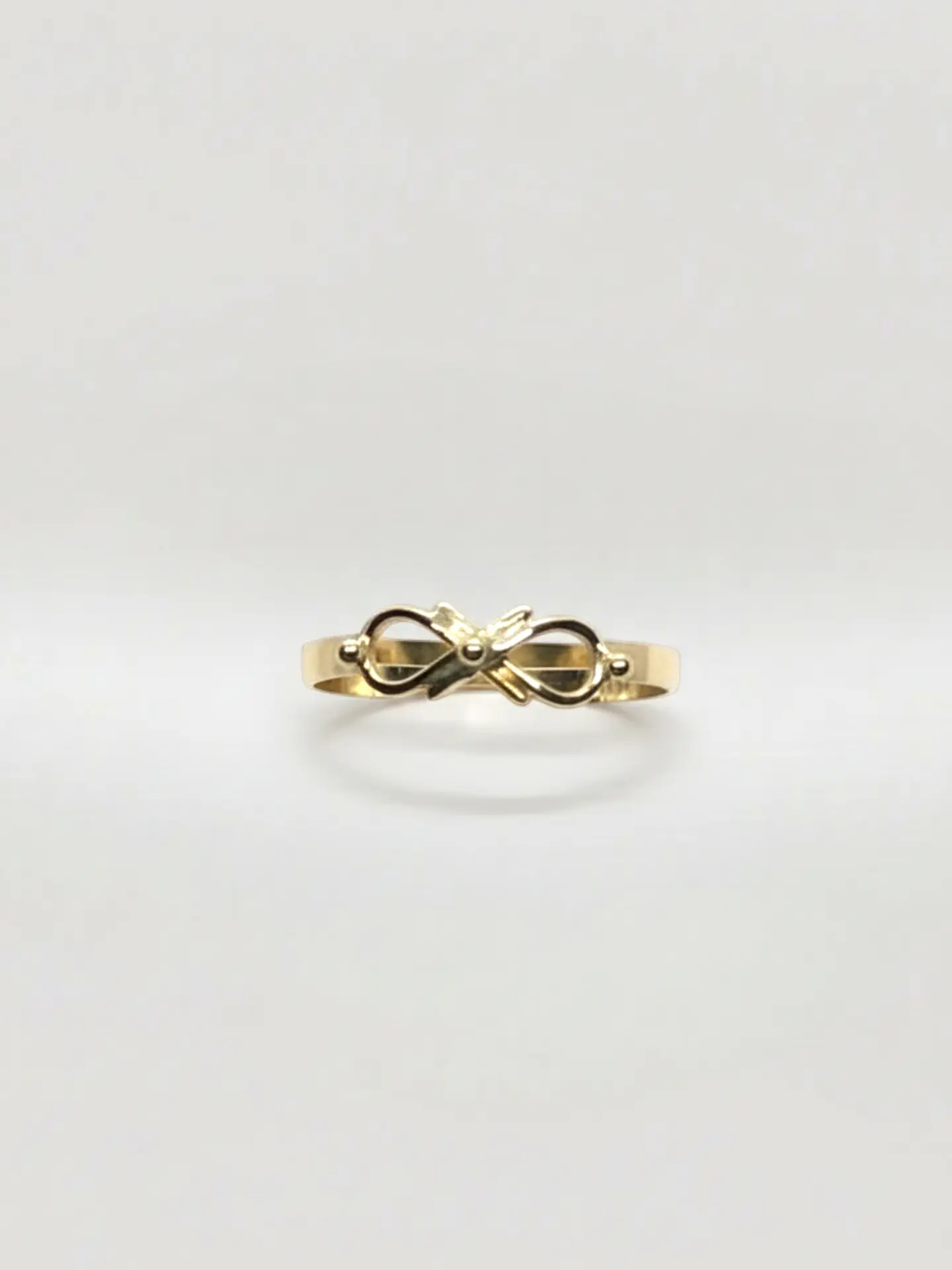 Anillo Infinito Promesa Oro 18k 4