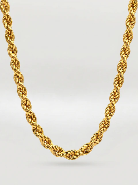 Cadena Espiral Majestuosa Oro 18k