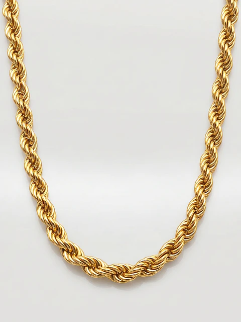 Cadena Espiral Majestuosa Oro 18k