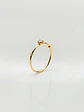 Anillo Juvenil Gema Solitaria Circón Oro 18k - Miniatura 3