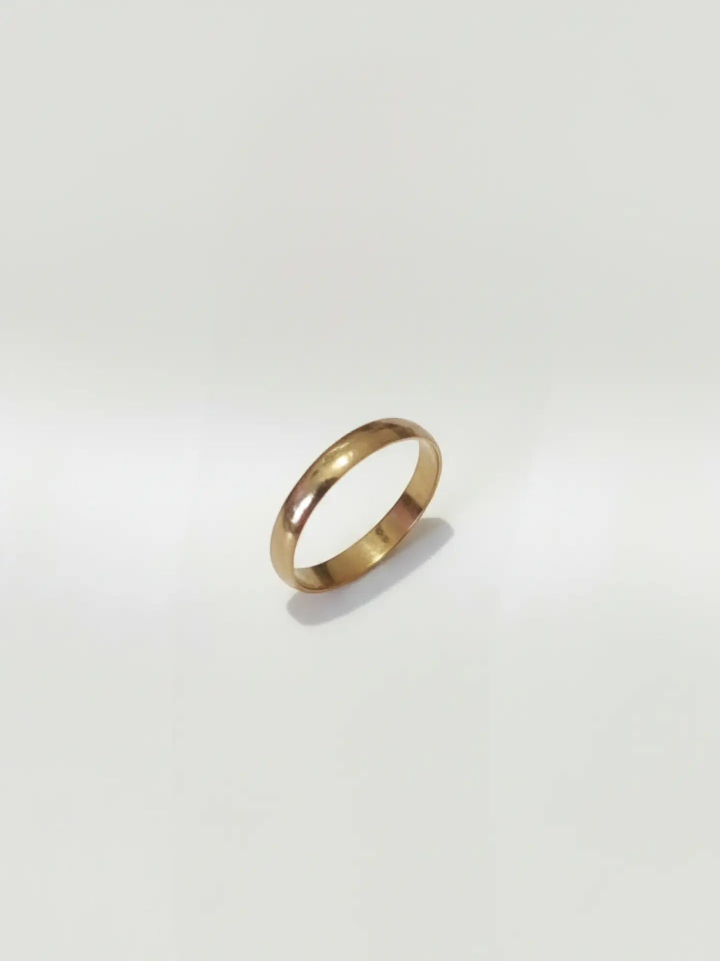 Argollas Tradición Media Caña 3 mm Oro 18k 3