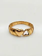 Anillo Dos Corazones Unidos Oro 18k - Miniatura 1