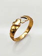 Anillo Dos Corazones Unidos Oro 18k - Miniatura 2