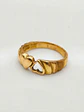 Anillo Dos Corazones Unidos Oro 18k - Miniatura 4