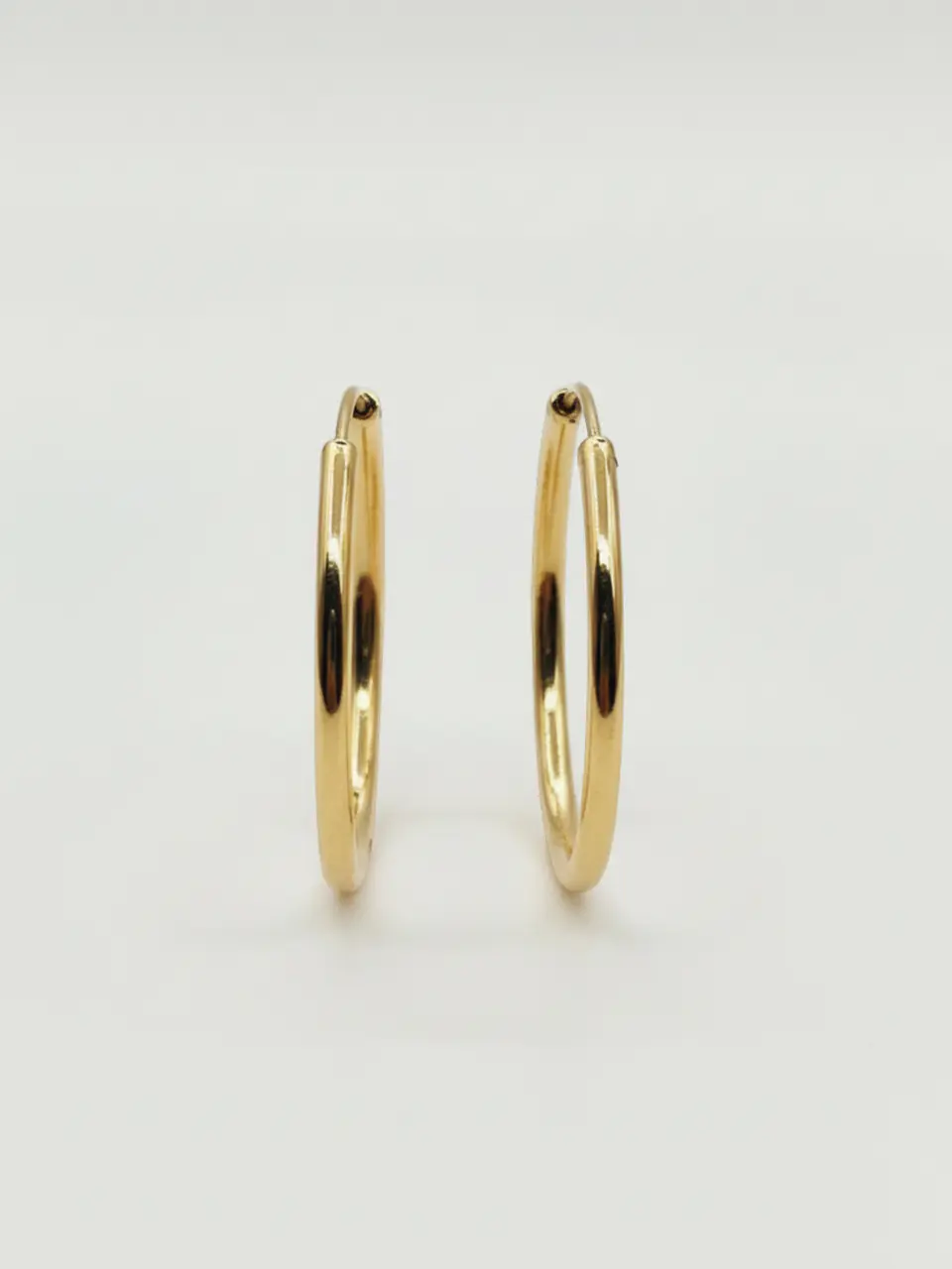 Aros Argolla Tubo de Gala Oro 18k 2