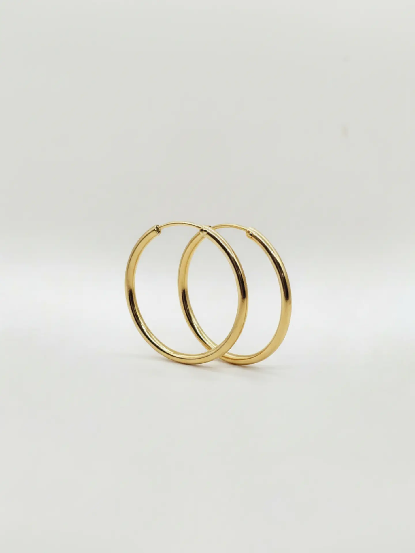 Aros Argolla Tubo de Gala Oro 18k 3