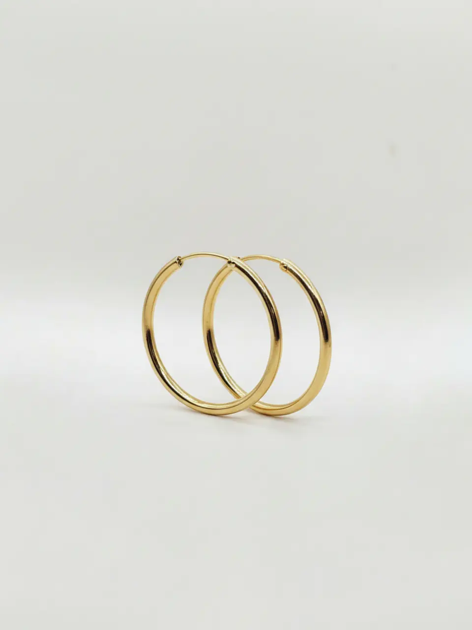 Aros Argolla Tubo de Gala Oro 18k 3