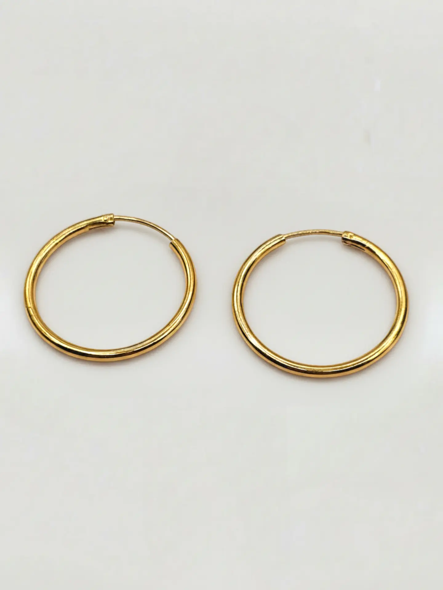 Aros Argolla Tubo de Gala Oro 18k 5
