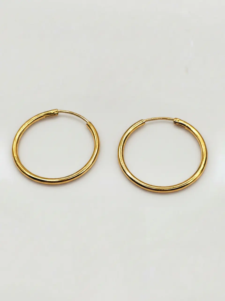 Aros Argolla Tubo de Gala Oro 18k 5