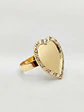Anillo Corazón Tazo con Circones Oro 18k - Miniatura 5