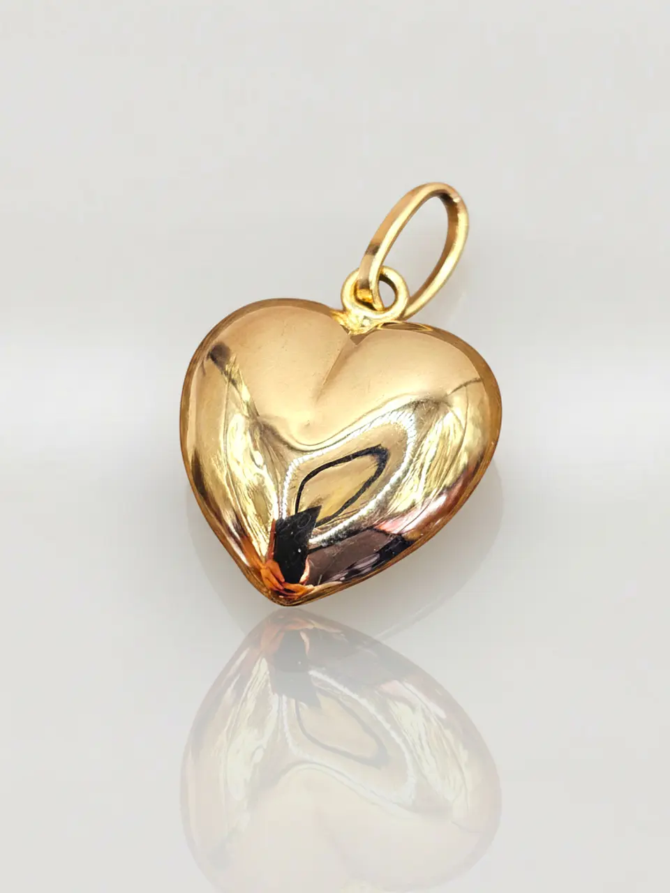 Colgante Corazón de Amor Eterno Oro 18k 4