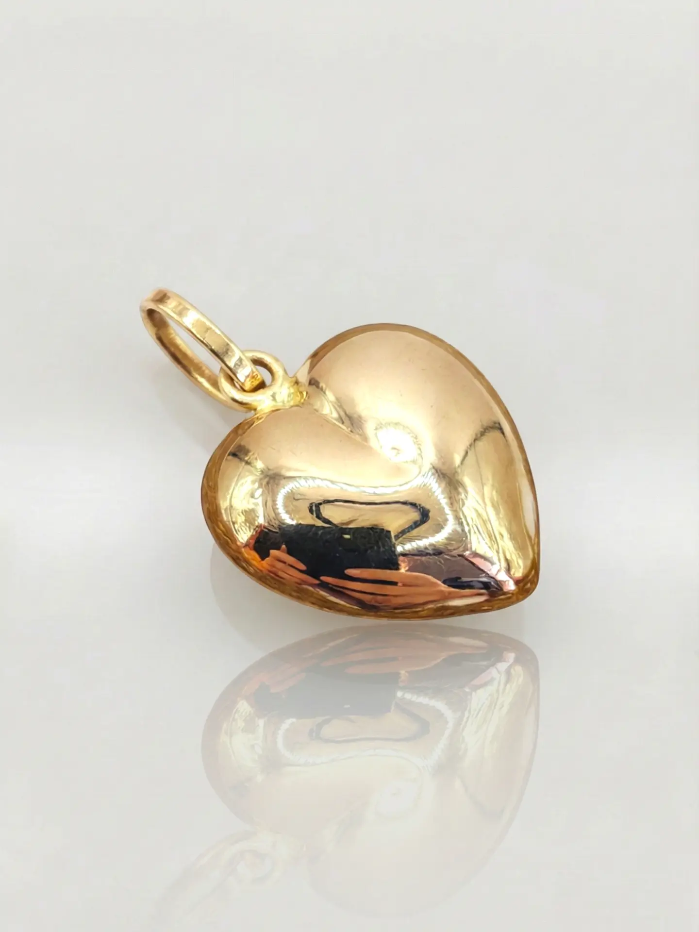 Colgante Corazón de Amor Eterno Oro 18k 5