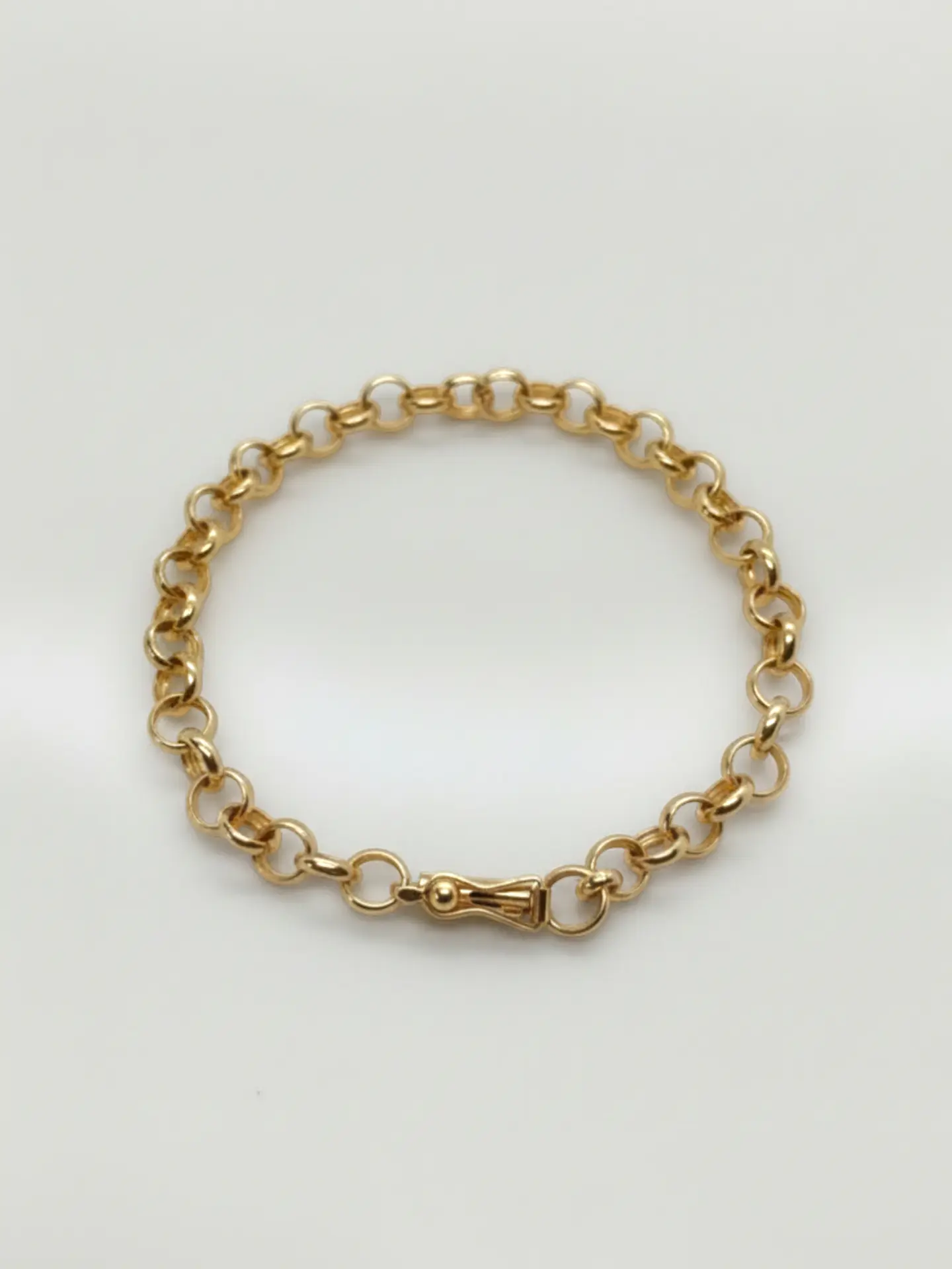 Pulsera Rolo Clásica Oro 18k 2