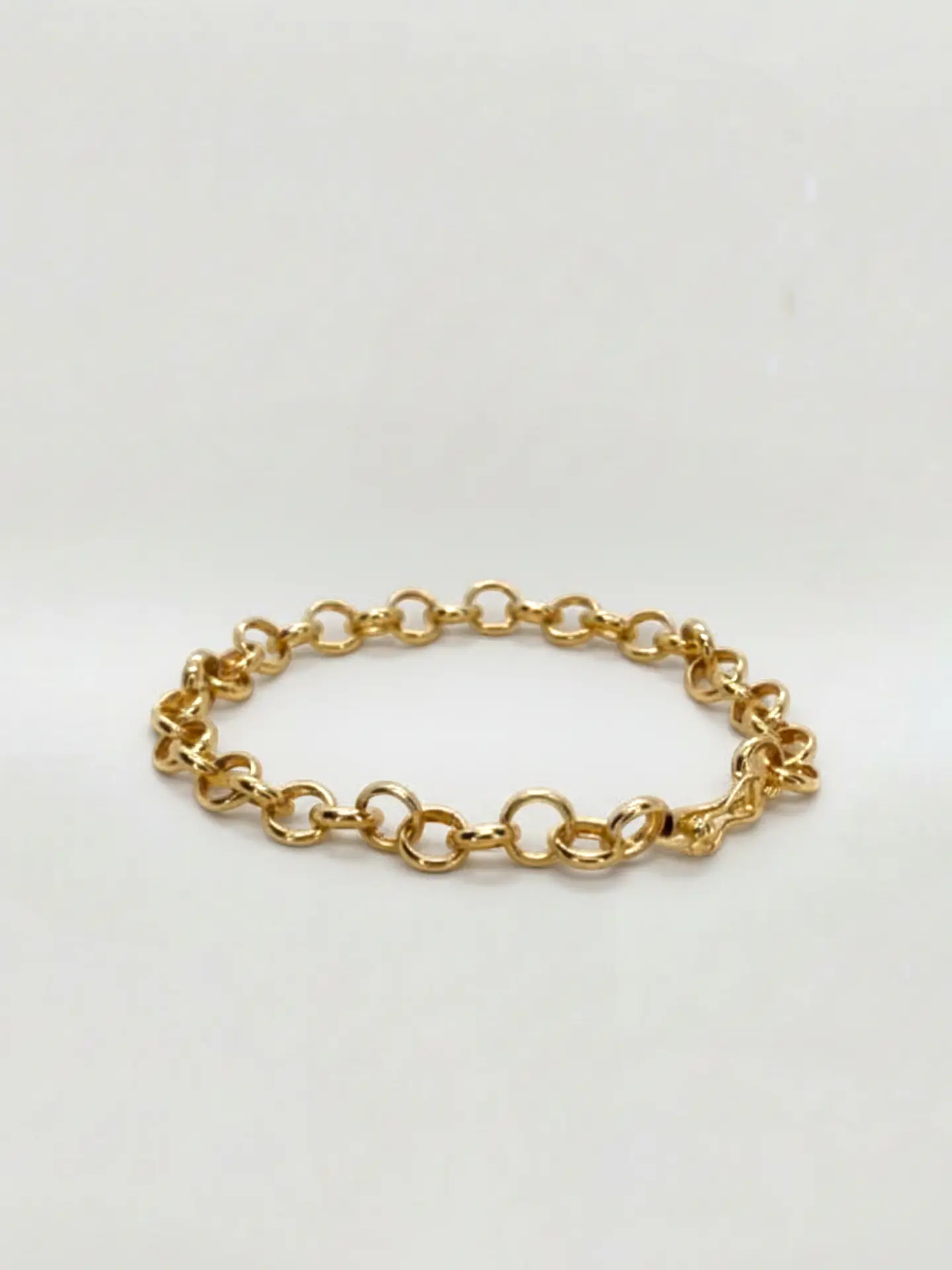 Pulsera Rolo Clásica Oro 18k 1